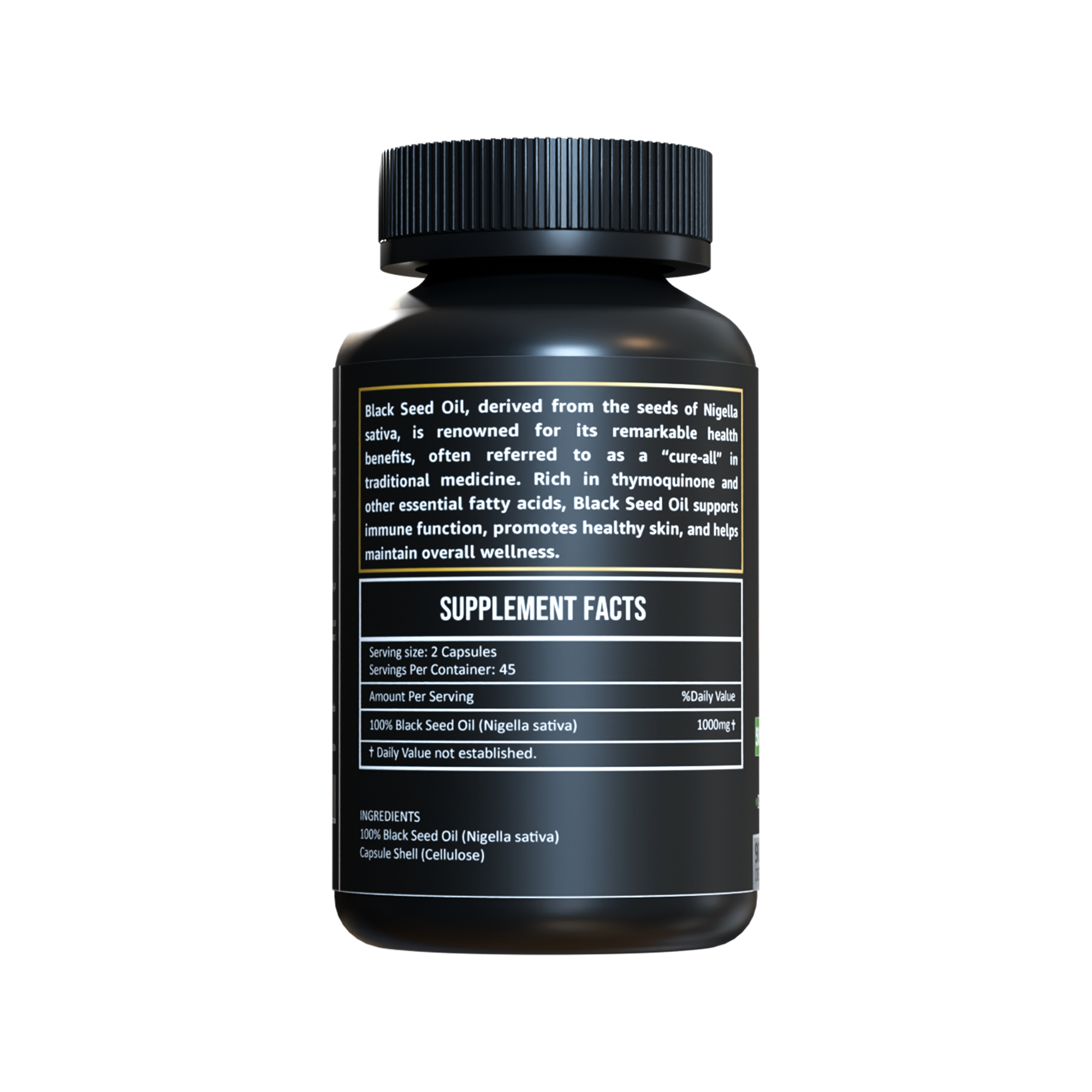 Black Seed Extract Capsules (90 Count)