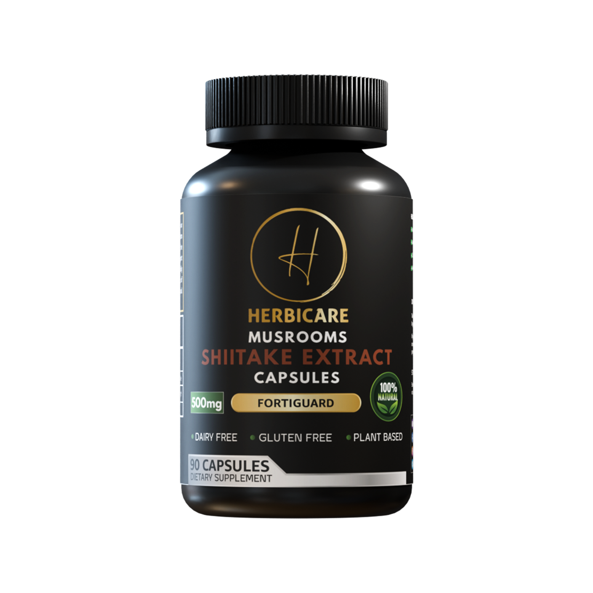 Shiitake Mushroom Extract Capsules (90 Count)