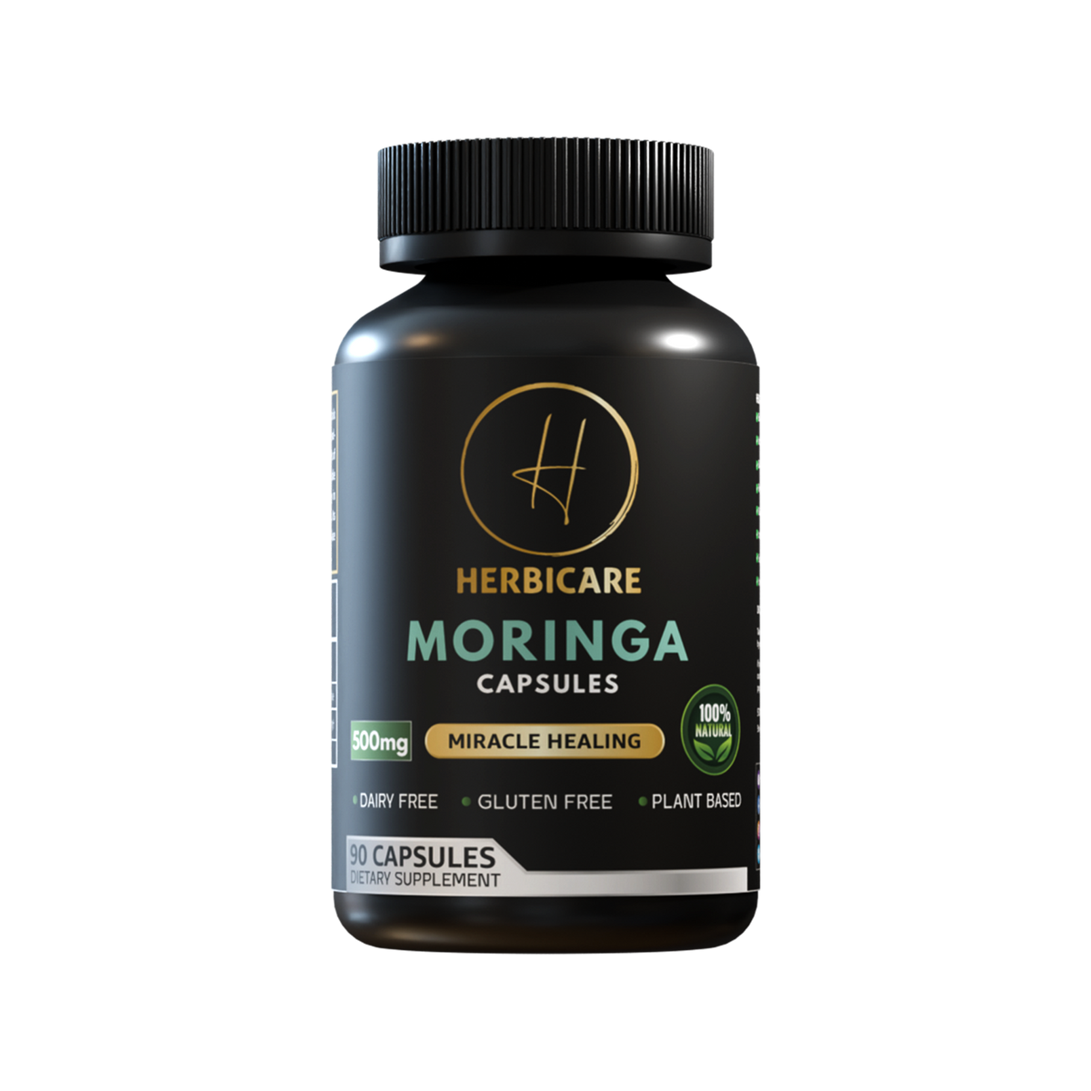 Herbicare Moringa leaf capsules, 90 count