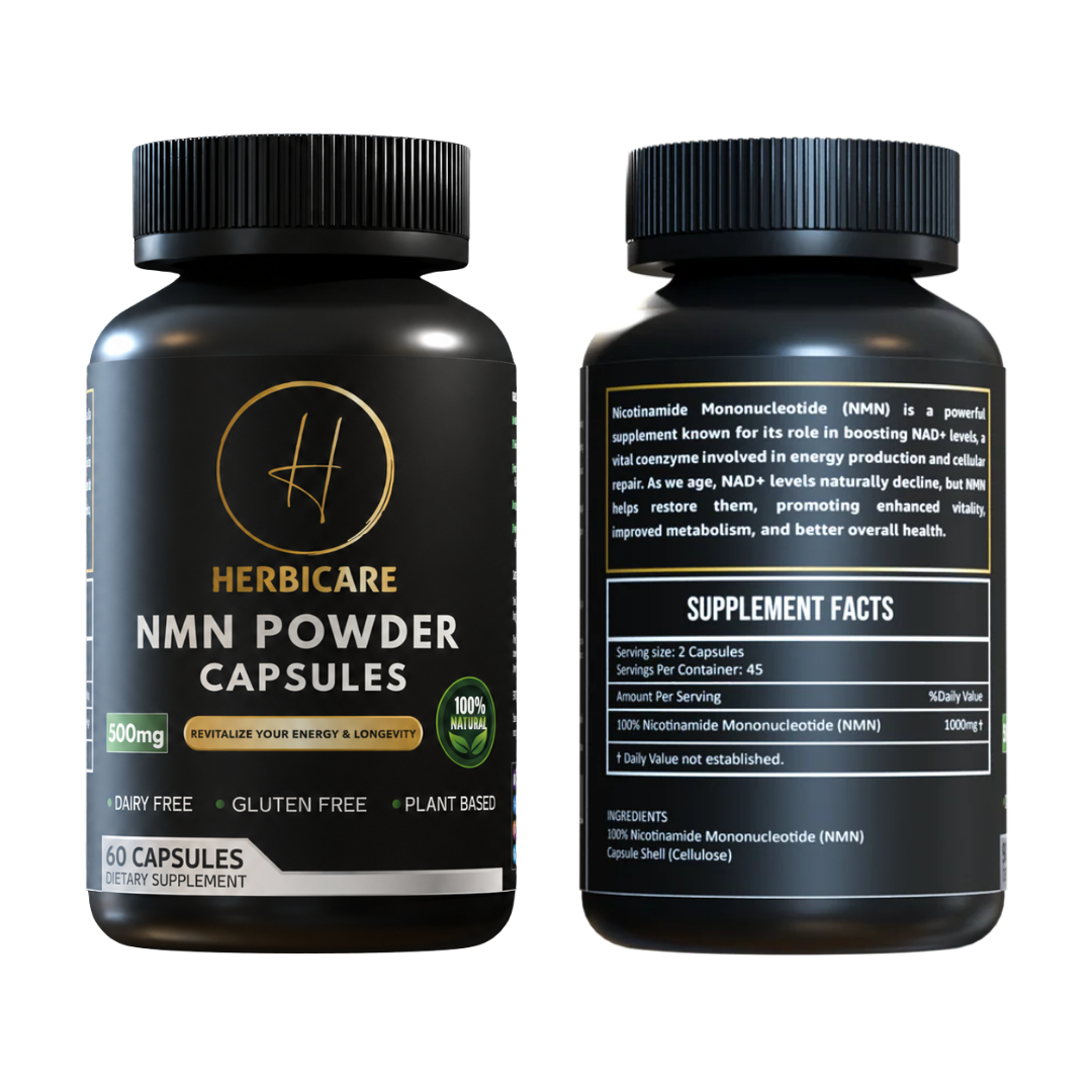 NMN Powder Capsules (60 Count)