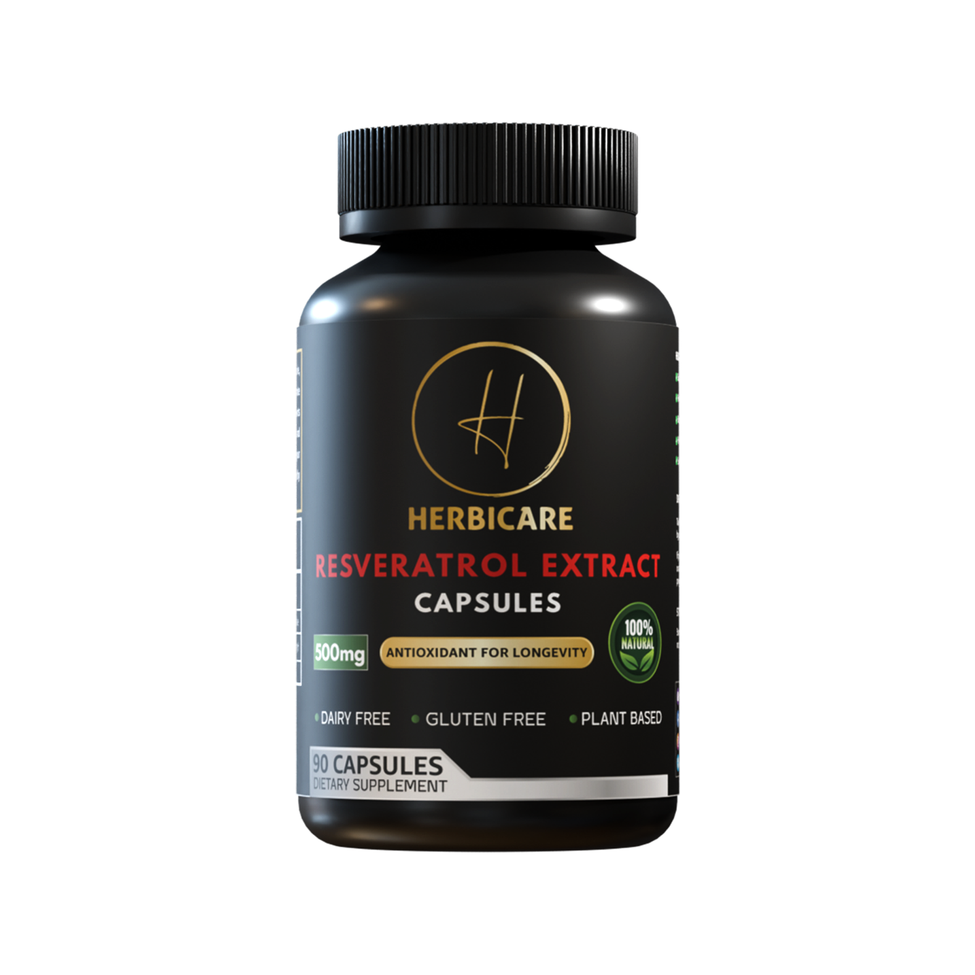 Resveratrol extract capsules