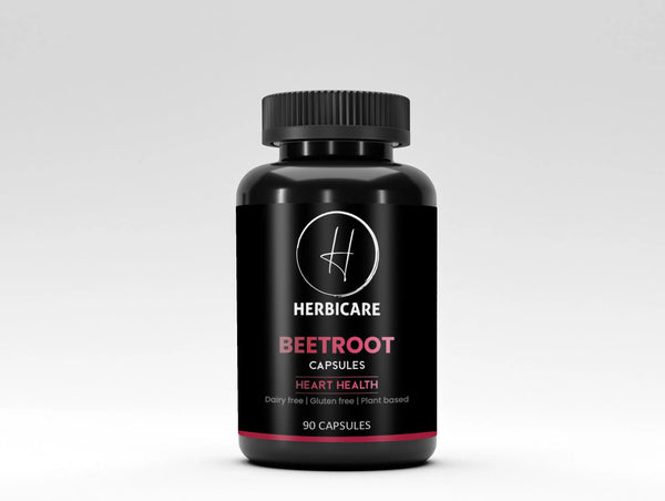 Herbicare Beet Root Powder Capsules 1000mg (90 Count) Veg Herbicare