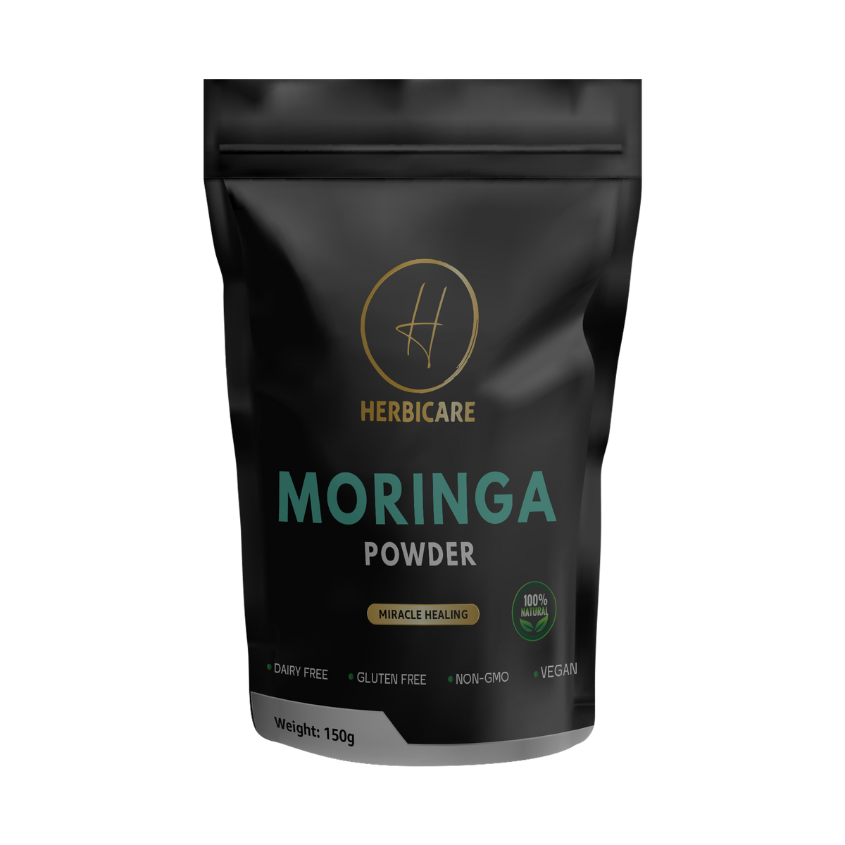 Herbicare Moringa leaf powder, 150g pouch