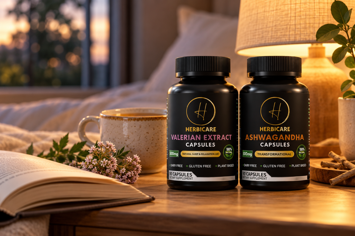 Evening Pair: Ashwagandha + Valerian