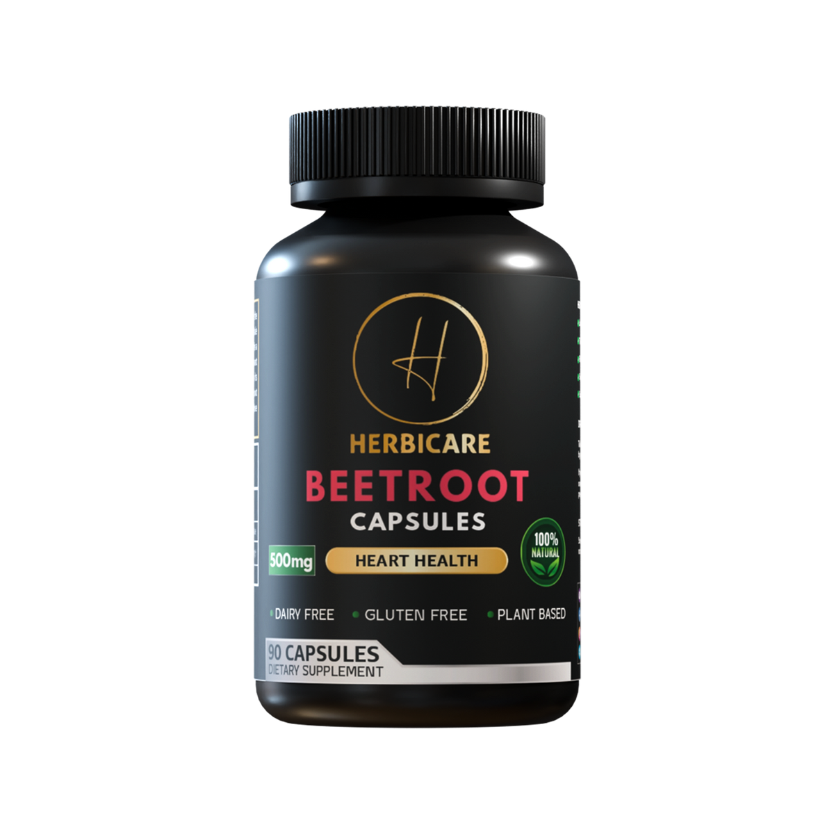 Herbicare Beetroot Capsules – bottle, front label